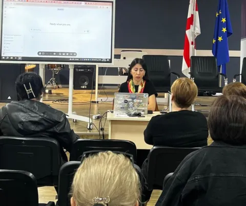 მასტერკლასი: "AI — ხელოვნური ინტელექტის შესაძლებლობები პროფესიული მასწავლებლისთვის: როგორ ამარტივებს AI სწავლების პროცესს"